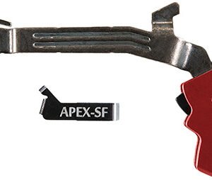 Apex Tactical 102157 Action Enhancement Black/Red Drop-In Trigger, Compatible w/ Glock 43/43X/48 Right Hand | Black Rose Firearms
