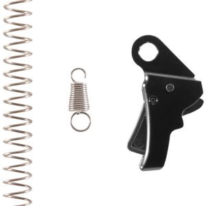 Apex Tactical 115112 Action Enhancement Curved Trigger with 5-5.50 lbs Draw Weight & Black Finish for Springfield Hellcat | Black Rose Firearms