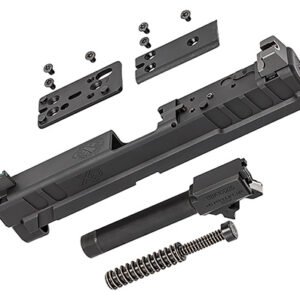 Springfield Armory XD4902 XD OSP 9mm Luger 4" Barrel, Black Steel Slide for Springfield XD with Optics Cut, Suppressor Height Night Sights,...