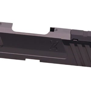 True Precision Inc TPSHCSBCRMS Axiom Optic Cut Slide Fits Springfield Hellcat Black DLC Anodized 416R Stainless Steel | Black Rose Firearms
