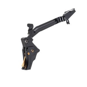 Tyrant CNC TDGTRIG34BLACKGOLDBAR I.T.T.S Trigger/Bar Black/Gold Fits Glock Gen3-4 | Black Rose Firearms