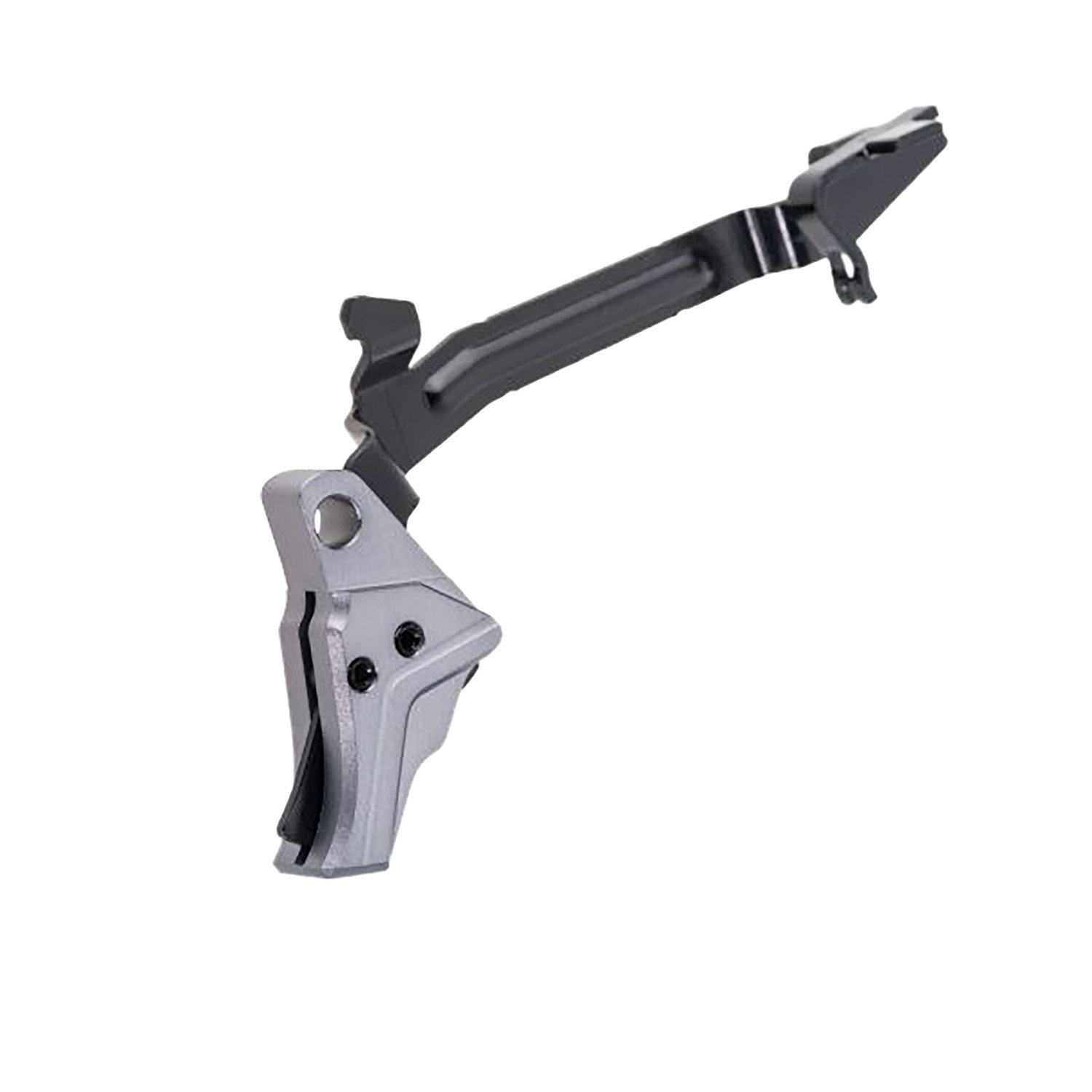 Tyrant CNC TDGTRIG34GREYBLACKBAR I.T.T.S Trigger/Bar Grey/Black Fits Glock Gen3-4 | Black Rose Firearms Tyrant CNC TDGTRIG34GREYBLACKBAR I.T.T.S Trigger/Bar Grey/Black Fits Glock Gen3-4 | Black Rose Firearms