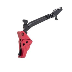 Tyrant CNC TDGTRIG34REDBLACKBAR I.T.T.S Trigger/Bar Red/Black Fits Glock Gen3-4 | Black Rose Firearms