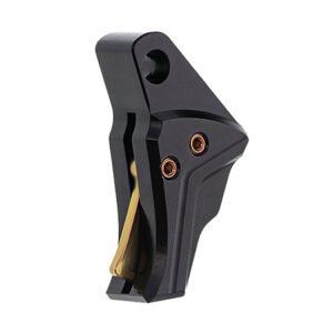 Tyrant Cnc TDGTRIG5BLACKGOLD I.T.T.S Trigger/Shoe Black | Black Rose Firearms