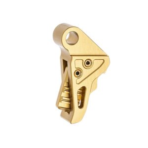 Tyrant CNC TDHCATTRIGGOLD/GOLD Trigger/Shoe Gold Fits Springfield Hellcat Pro | Black Rose Firearms